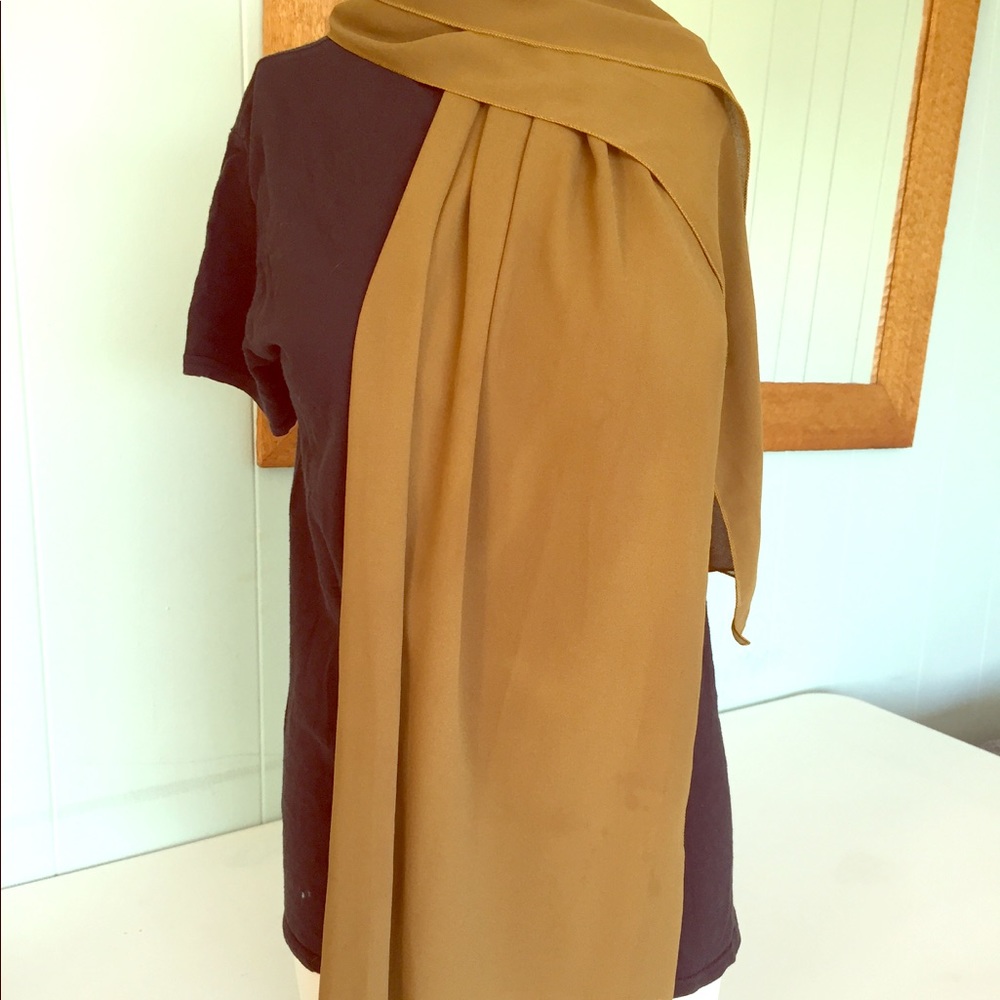NEW! Elegant Dark Olive chiffon like -Hijab